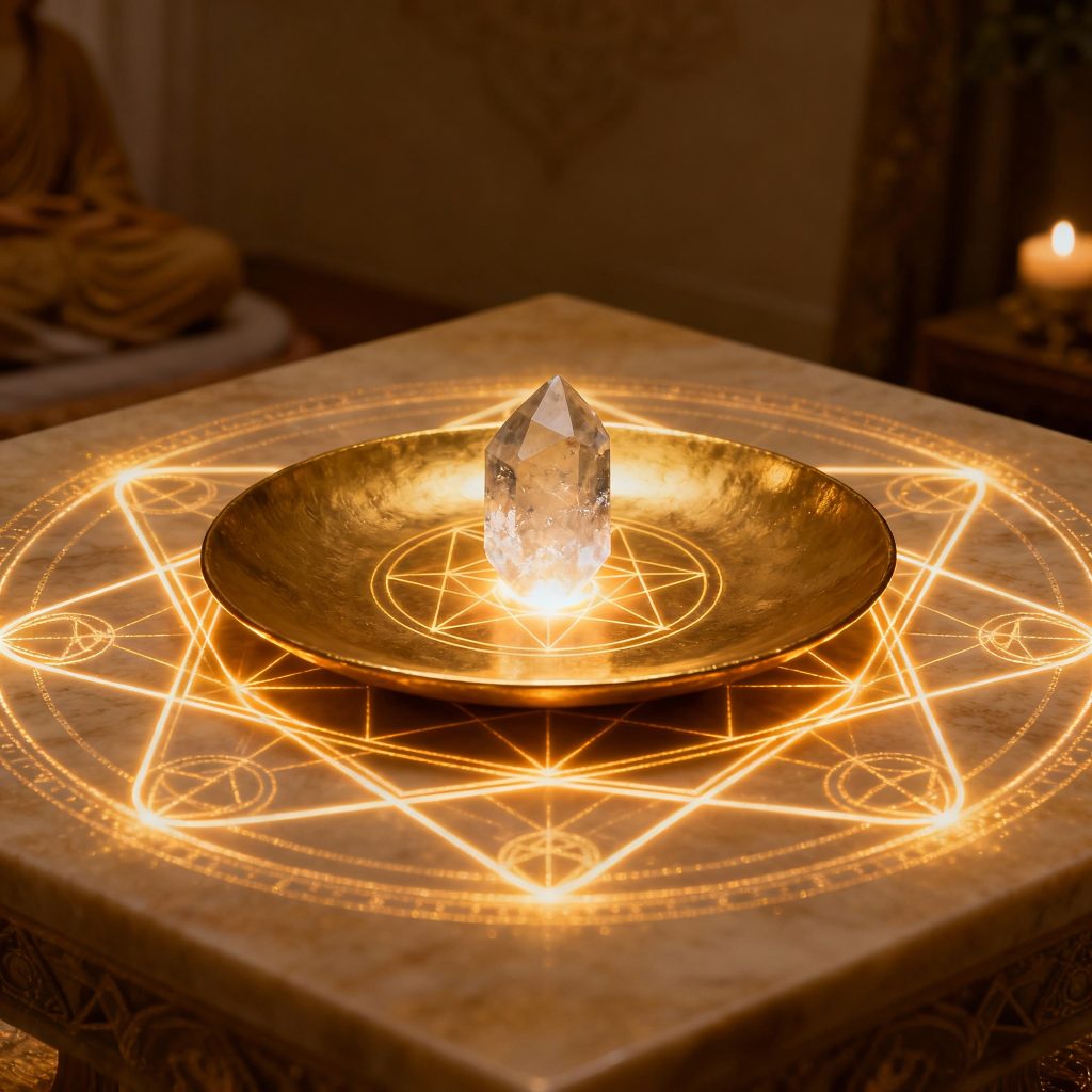 Golden Ratio Plate Sacred Geometry Energy Balancer