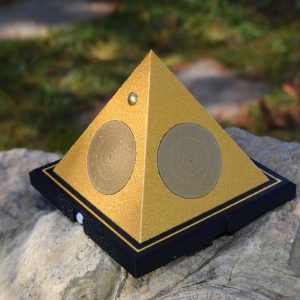 Pyramid Schumann Resonance Generator 7.83Hz - Tesla Coil Meditation Tool with Sacred Geometry for Sound Healing Energy Balancing and EMF Protection