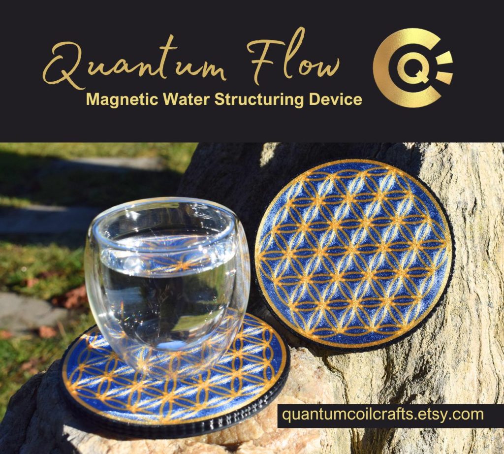 Quantum Flow Magnetic Water Structuring Device – sacred geometry art for structured water